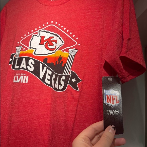 NFL Red and white Kansas City Chiefs cotton t-shirt - Picture 2 of 4